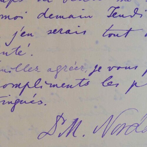 Le fondateur de l'Organisation sioniste mondiale, Max Nordau, loue la gloire du Judaïsme.