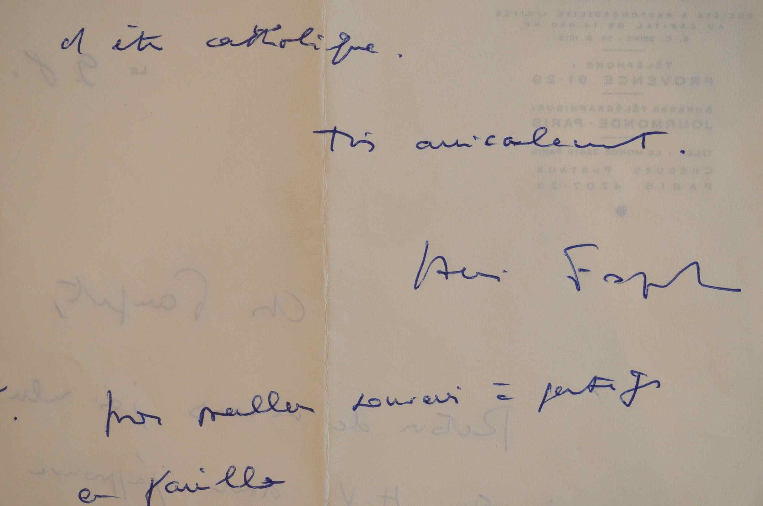 Après l’encyclique Humanae Vitae, André Frossart a honte d’être catholique.