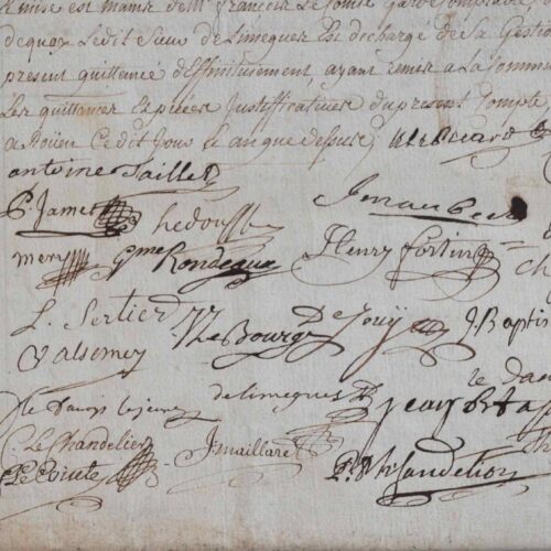 Comptes des apothicaires de Rouen en 1750.
