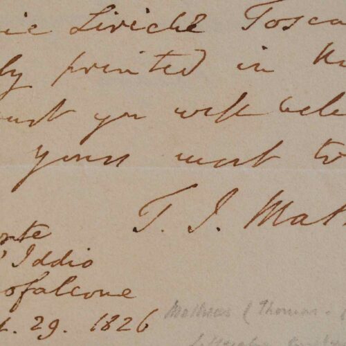 Le poète Thomas James Mathias envoie l'un de ses livres.