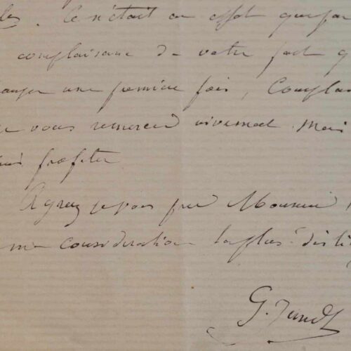 Le peintre Gustave Jundt veut présenter Le Retour de la Fête.
