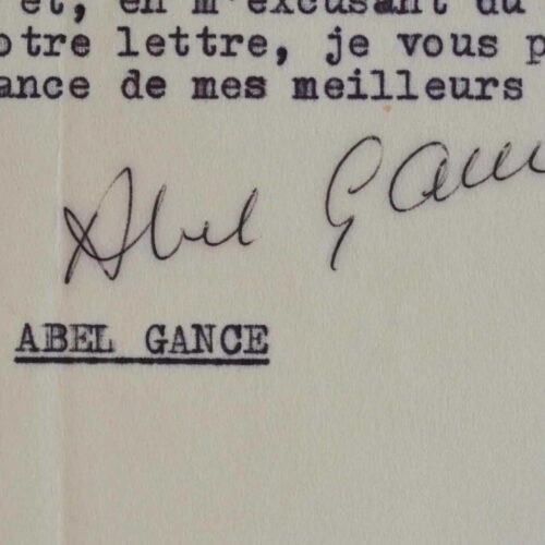 Abel Gance dresse une liste d'ouvrages fidèles à la vérité.