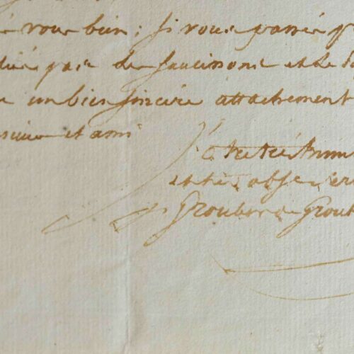 Grouber de Groubentall s'inquiète pour son ami le graveur Vincenzio Vangelisti.