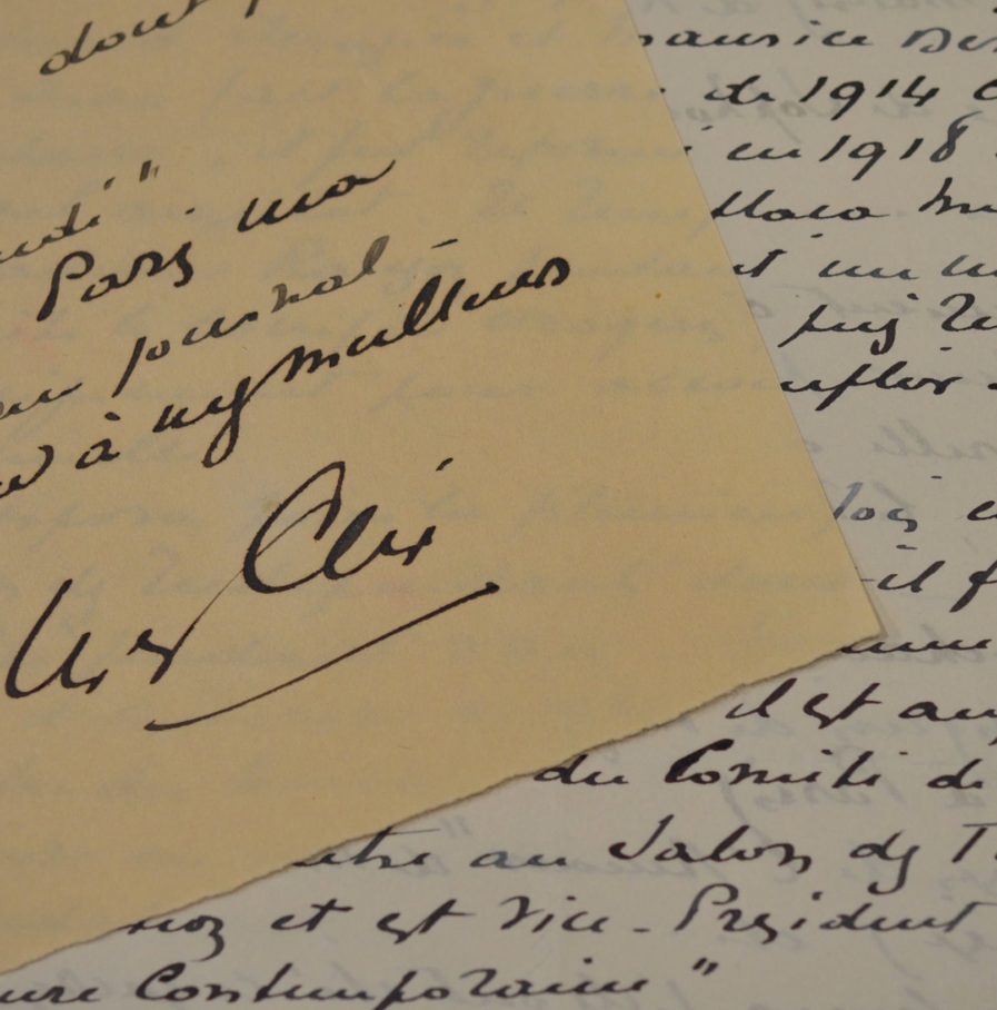 Note autobiographique d’Yves Alix.