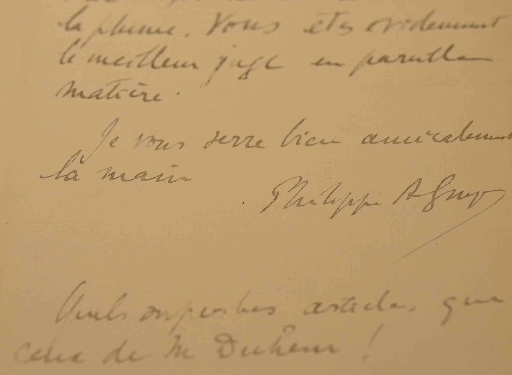 Le chimiste Philippe-Auguste Guye refuse d’écrire sur Marignac.