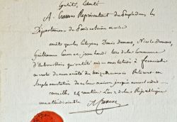 Le conventionnel Crassous fait arrêter quatre citoyens d’Aubervilliers.