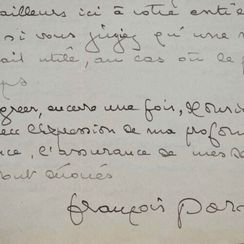 François Porché espère voir jouer sa pièce dans le Paris occupé.