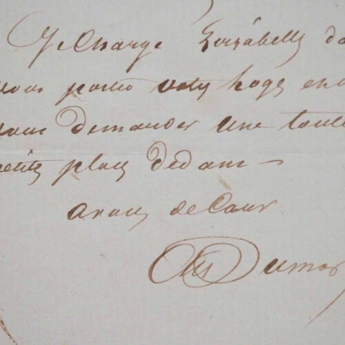 Alexandre Dumas invite Cassandre à partager sa loge.