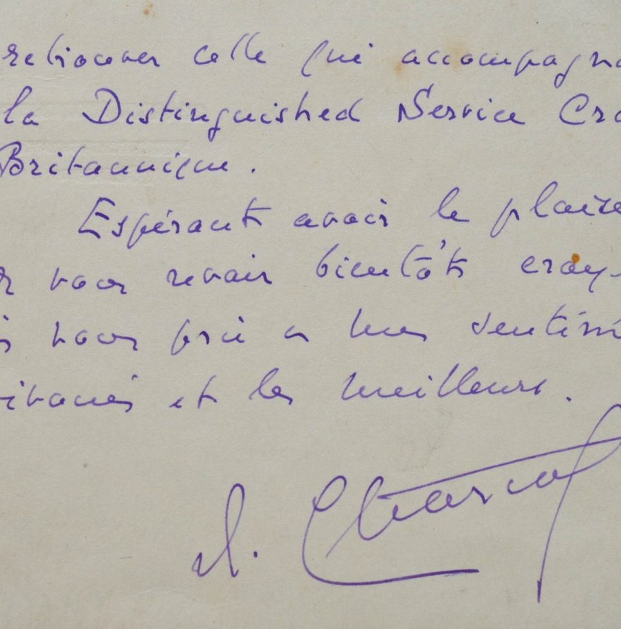 Jean-Baptiste Charcot envoie sa citation à l’ordre du Corps d’armée.