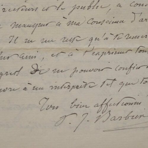 Jules Barbier expose sa vision du théâtre.
