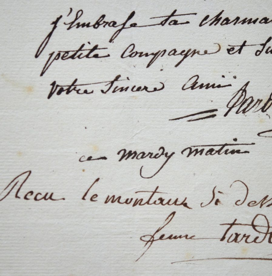 Pierre Alexandre Tardieu se fait rémunérer pour la gravure du Voyage d’Anacharsis.