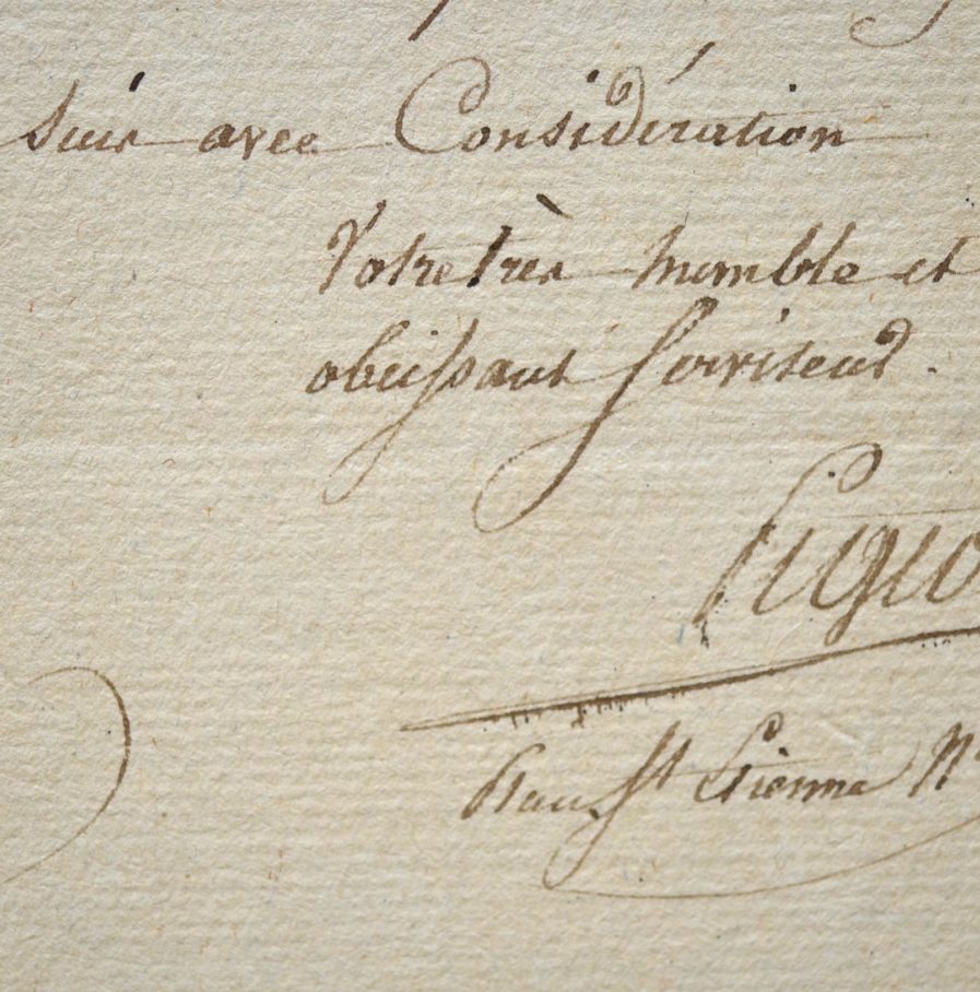 François Pigeot gravera bientôt la planche qui lui a été commandée.