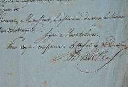 1er avril 1814. Montalivet quitte le ministère de l’Intérieur.