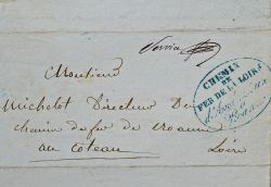 Lettre sur la première ligne de chemin de fer d’Andrézieux.